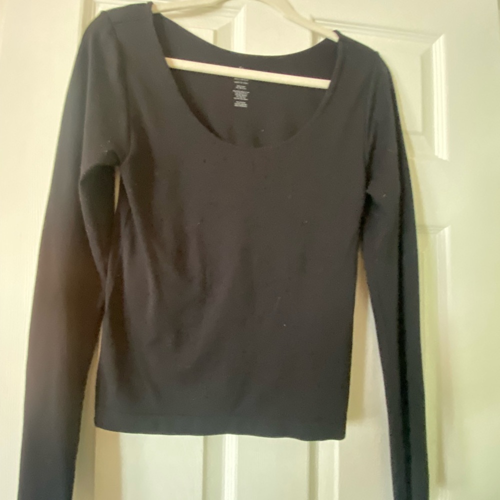Women's Long Sleeve Top - Black
